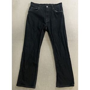 Canali Jeans Men's Size 32x26 Dark Wash Straight Leg Denim Made In Italy